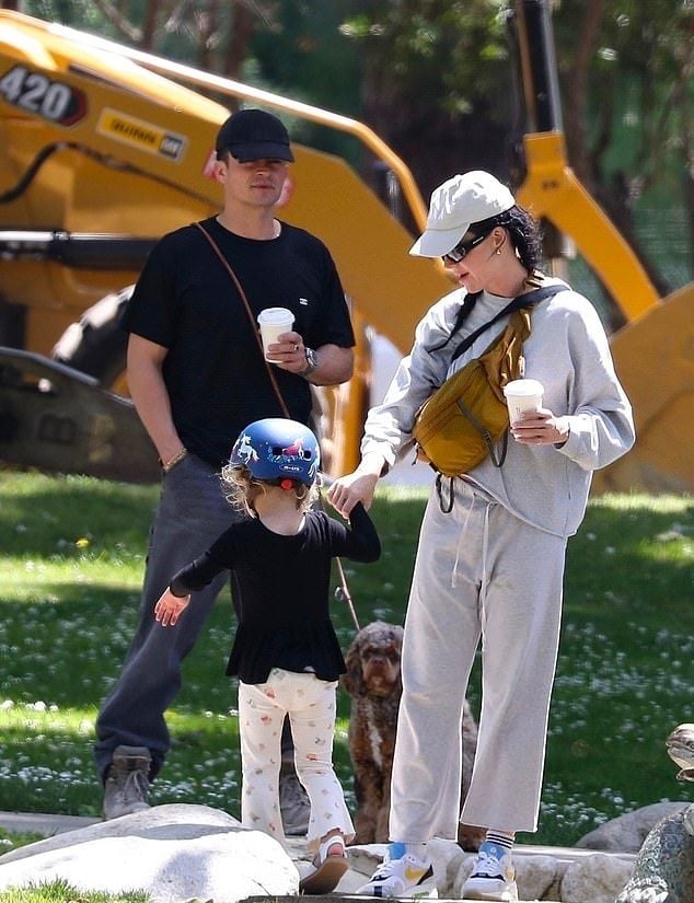 Orlando Bloom, Katy Perry and Daisy