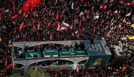 امام علی رضا کے مزار کے احاطے میں خامنہ ای سپرد خاک 