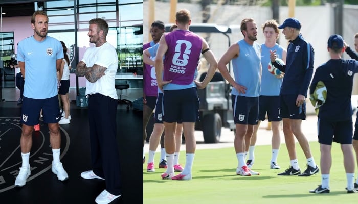 David Beckham hosts England football team at Inter Miami base ahead of Norway clash