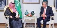 وزیر خارجہ اسحاق ڈار اور سعودی ہم منصب شہزادہ فیصل میں ٹیلیفونک رابطہ