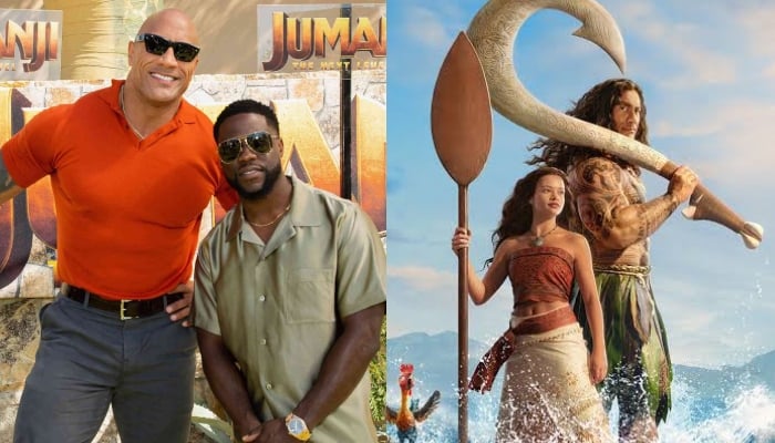 Dwayne Johnson teases new Kevin Hart project after Moana box office update