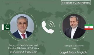 وزیر خارجہ اسحاق ڈار اور ایرانی ہم منصب کا رابطہ، کشیدگی میں کمی پر زور