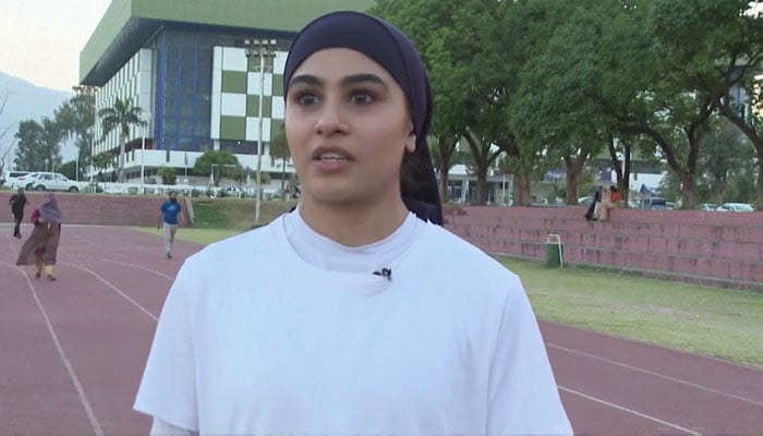 اولمپین فائقہ ریاض---فائل فوٹو