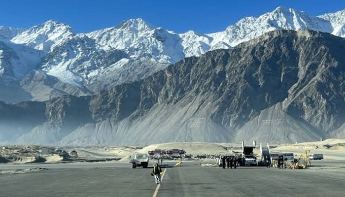 سیاحت کے فروغ کیلئے اسکردو انٹرنیشنل ایئر پورٹ کی توسیع کا منصوبہ