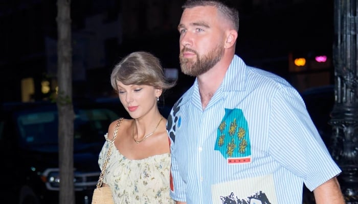 Taylor Swift, Travis Kelce’s new fur baby makes adorable debut in latest appearance