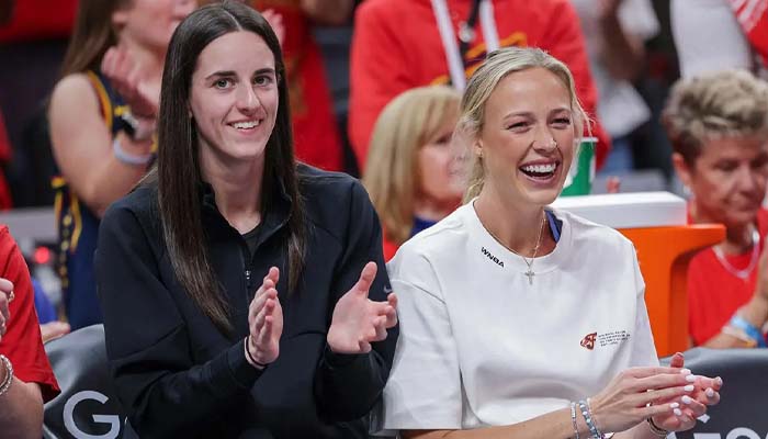 Caitlin Clark hypes Sophie Cunningham after surprise UFC Octagon appearance