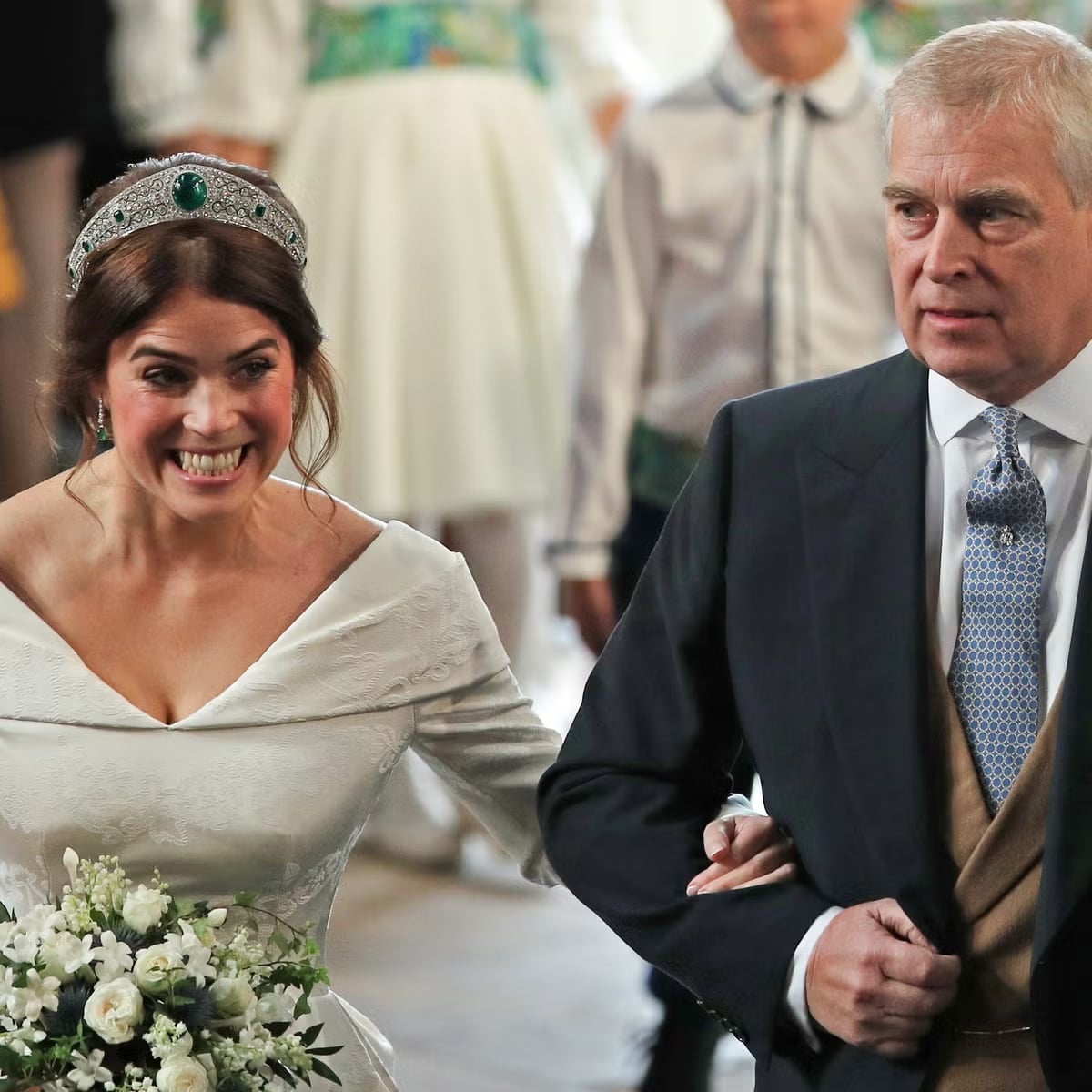 Princess Eugenie and Andrew Moutbatten-Windsor