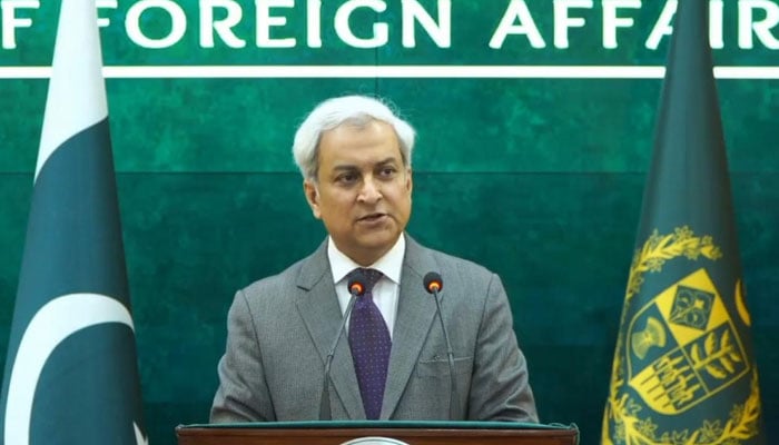 ترجمان دفترِ خارجہ طاہر اندرابی— فائل فوٹو