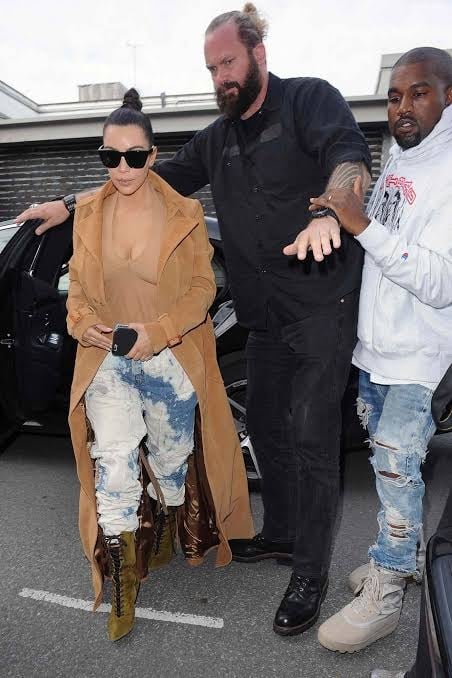 Kim Kardashian with Mason Haynes