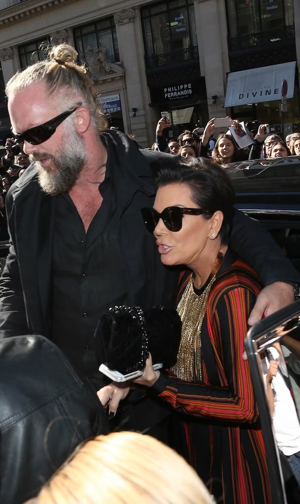 Kris Jenner with Mason Haynes