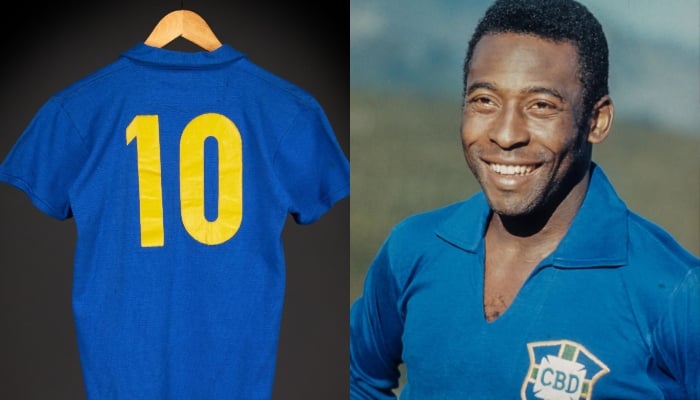 Peles 1958 World Cup final shirt fetches for $4.9m: Is it footballs most valuable jersey?