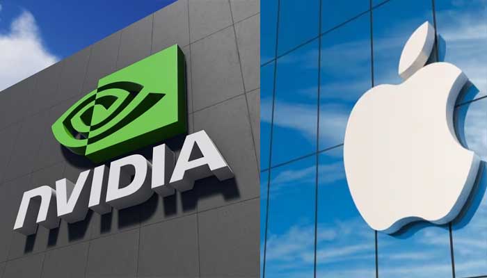 Apple surpasses Nvidia in market value before AI chip giant regains top spot