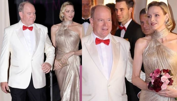 Princess Charlene and Prince Albert make dazzling appearance at special royal gala