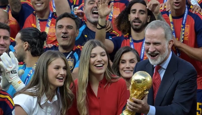 King Felipe VI cheers Spains World Cup glory with proud message