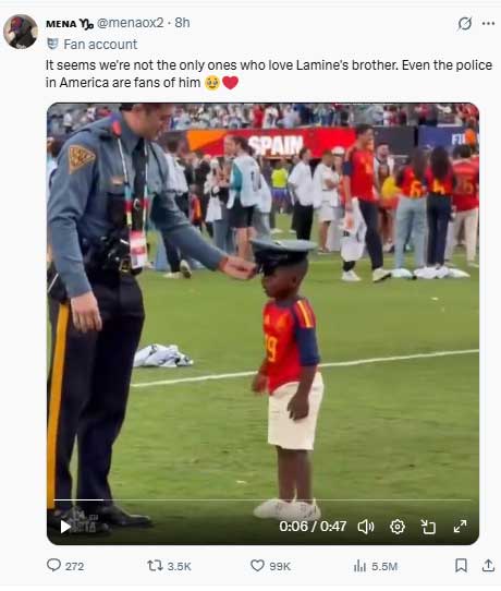 Lamine Yamals brother Kenye steals the show with adorable World Cup 2026 celebrations