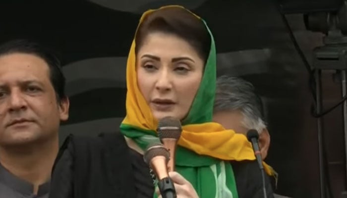 مریم نواز - فوٹو: اسکرین گریب