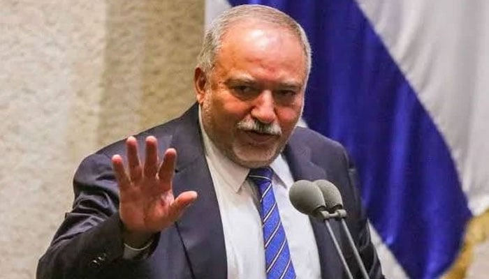 سابق اسرائیلی وزیر دفاع آویگڈر لیبرمین(فائل فوٹو)۔