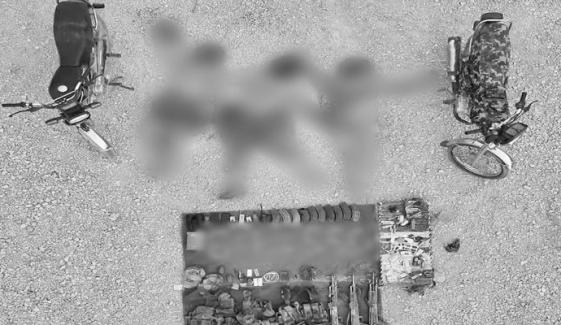 بلوچستان: فتنہ الہندوستان کے 10 دہشتگرد ہلاک، 2 خودکش حملہ آور خواتین گرفتار