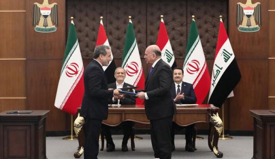 ایران اور عراق نے 4 معاہدوں اور مفاہمت کی یادداشتوں پر دستخط کردیے