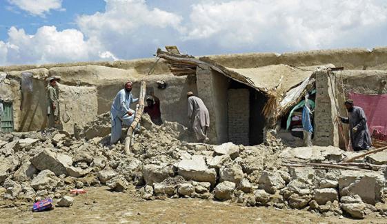 بلوچستان: رواں ماہ بارشوں سے 8 افراد جاں بحق، 41 گھروں کو نقصان