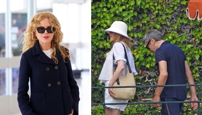 Nicole Kidman enjoys cozy poolside romance with rumored beau Michael Reinstein