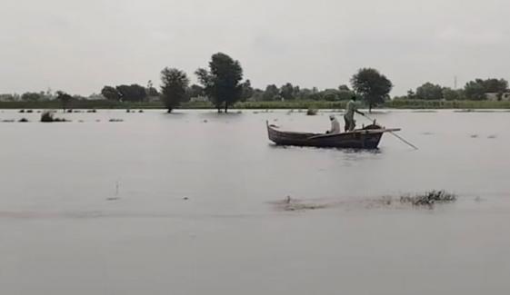 رحیم یارخان: دریائے سندھ میں نچلے درجے کا سیلاب، علاقہ مکینوں کی نقل مکانی جاری