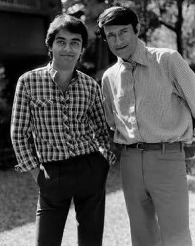 Suneil and Dev Anand