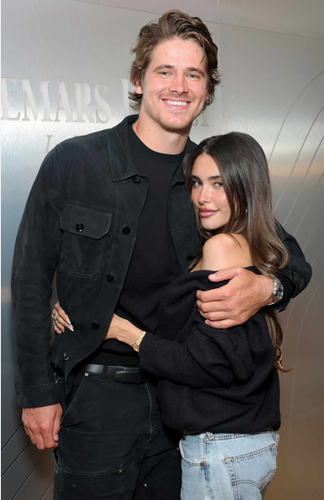 Madison Beer and Justin Herbert