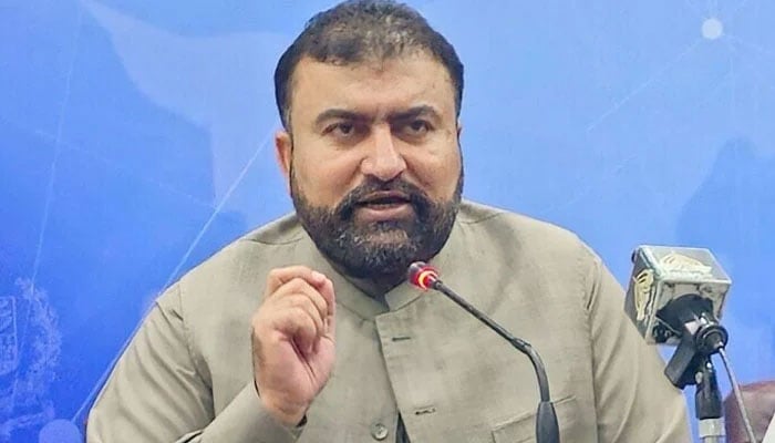 وزیرِ اعلیٰ بلوچستان سرفراز بگٹی—فائل فوٹو