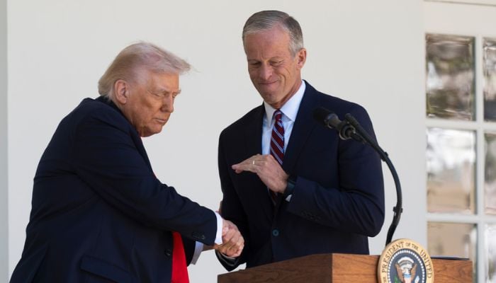 GOP senators back John Thune after Trump demands end to filibuster
