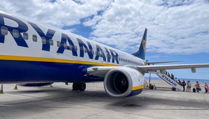 Engine blade shatters Ryanair window sucking passenger mid-air