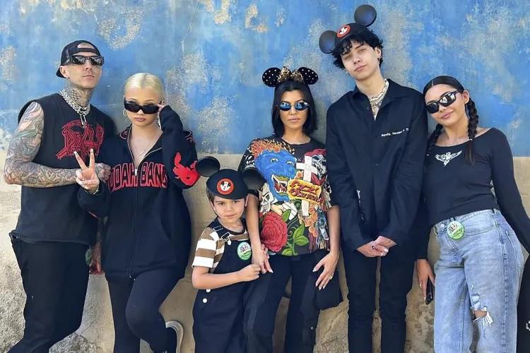 Travis Barker gives rare insight into his and Kourtney Kardashian’s blended family