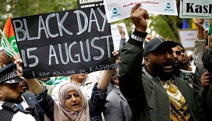 بھارت کے یومِ آزادی پر مقبوضہ کشمیر میں یومِ سیاہ