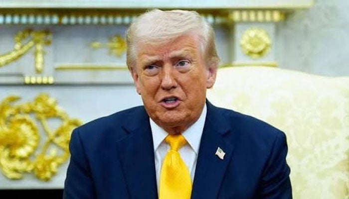 امریکی صدر ڈونلڈ ٹرمپ — فائل فوٹو