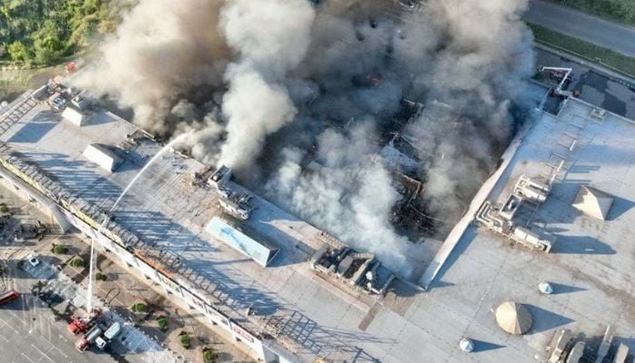 Russian strike on Ukrainian shopping center kills 14 people