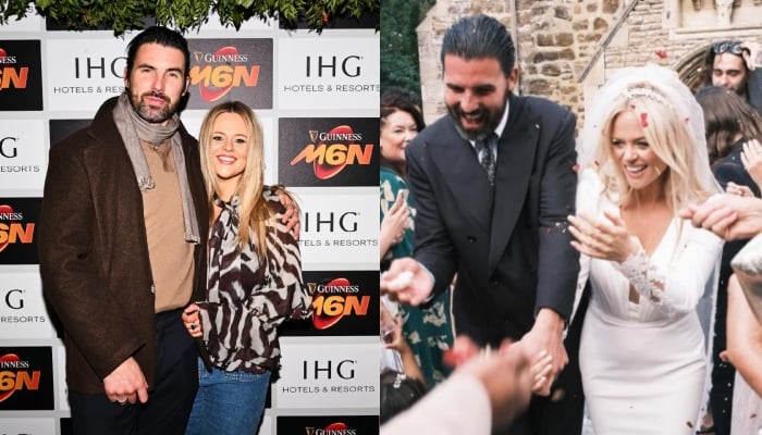 Emily Atack says I do to Alistair Garner in intimate wedding ceremony: Pics inside