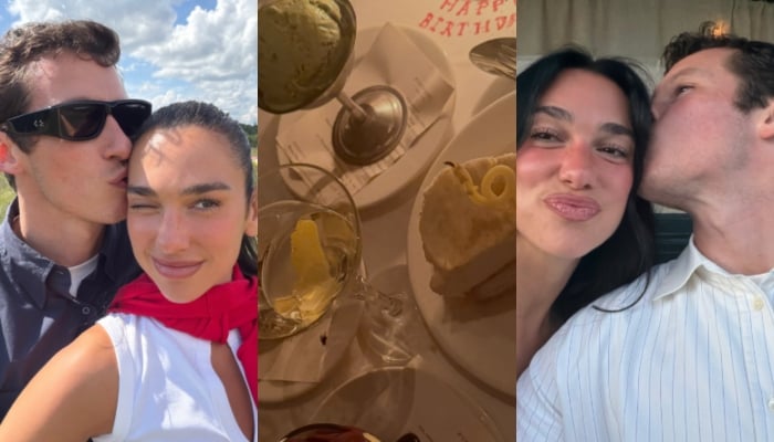 Dua Lipa shares peek into her intimate birthday with husband Callum Turner