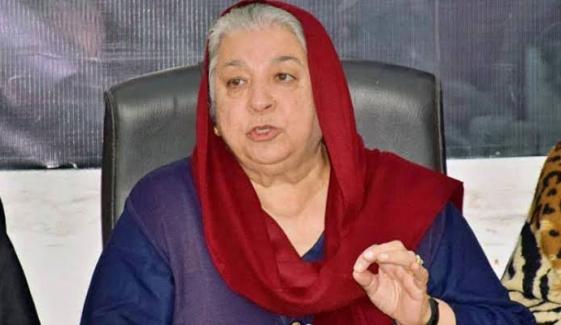 ثابت ہوگیا حکومت کو ووٹوں کے بعد عدلیہ کا احترام بھی نہیں رہا، یاسمین راشد