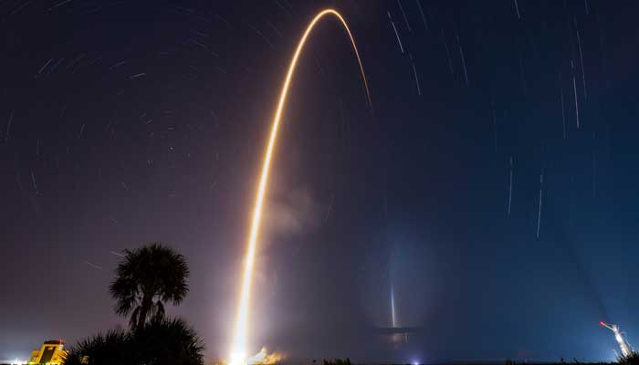 SpaceX Falcon 9 booster lands for record 37th time after Starlink lift off