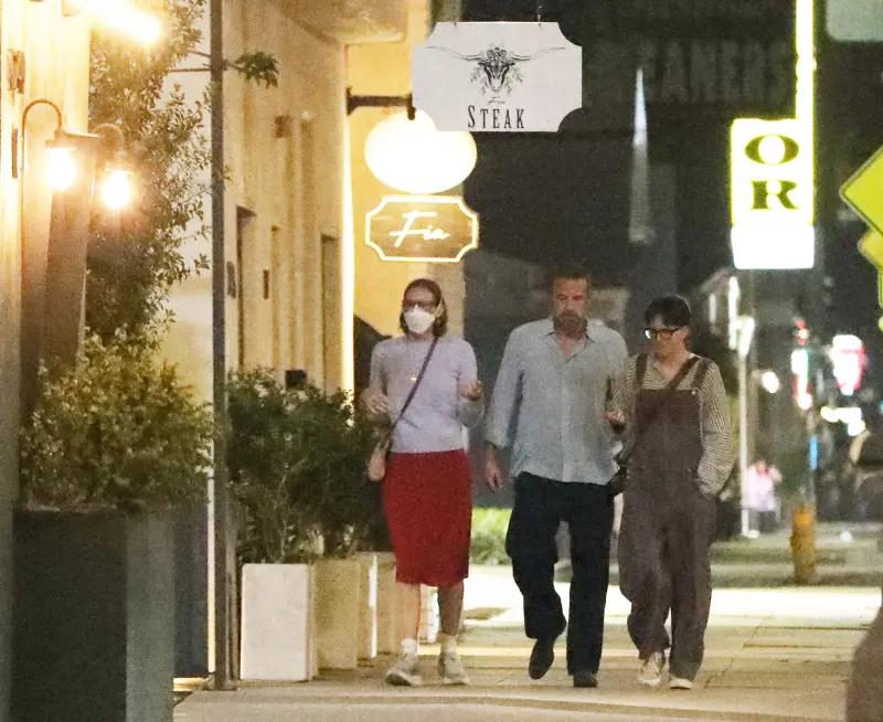 Ben Affleck’s rare family night out with Jennifer Garner’s daughters sparks attention