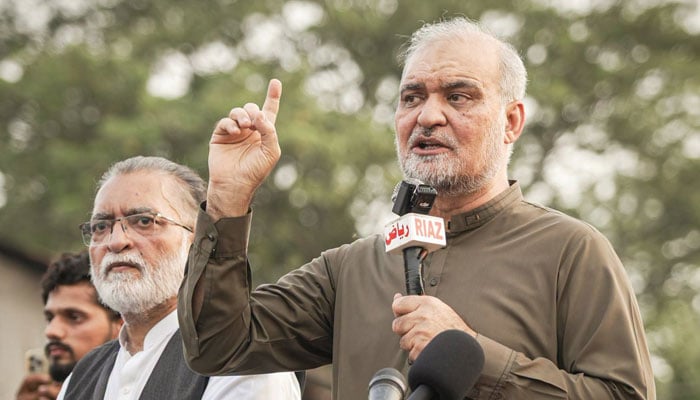 امیرِ جماعت اسلامی حافظ نعیم الرحمٰن— فائل فوٹو