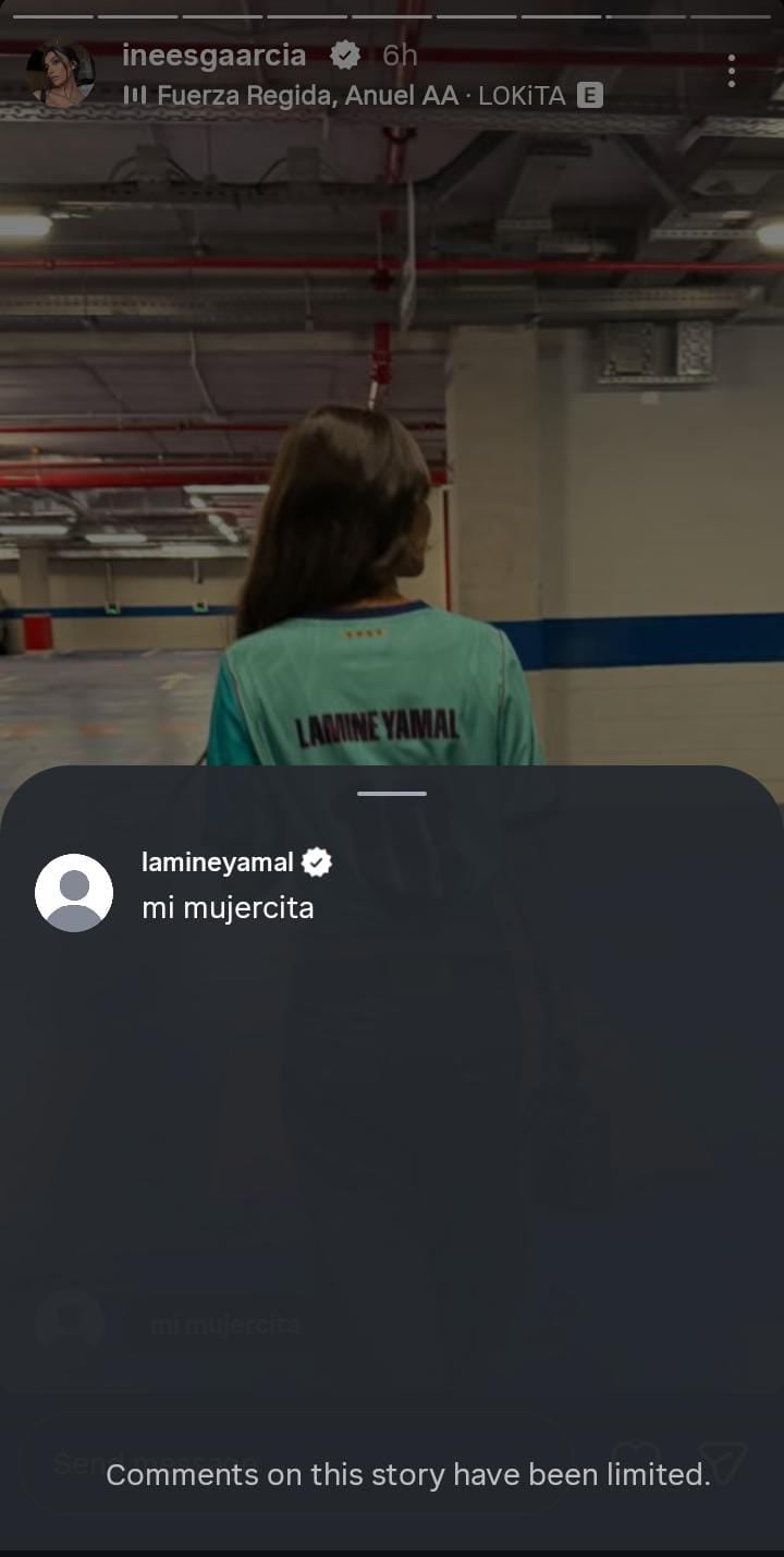 Lamine Yamal calls Inés García ‘my wife’ after girlfriend’s romantic move