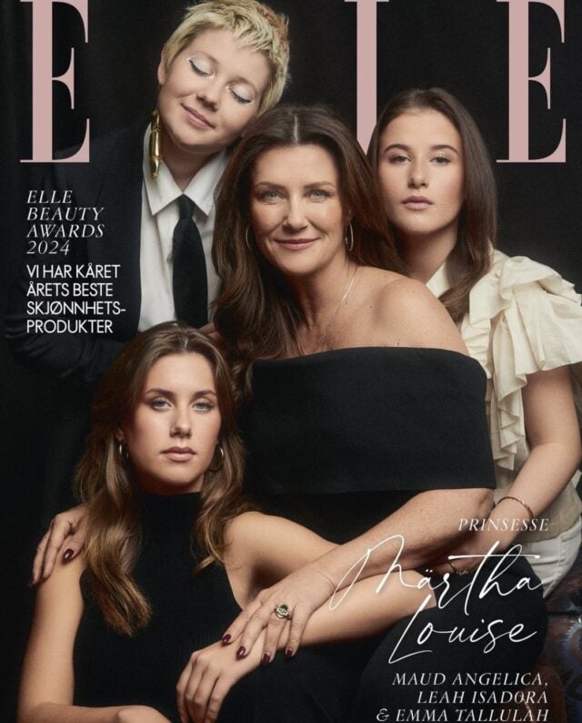 Princess Martha Louise with her daughters