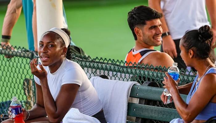 Carlos Alcaraz mingles with Gauff, Rybakina, WTA stars on US Open return