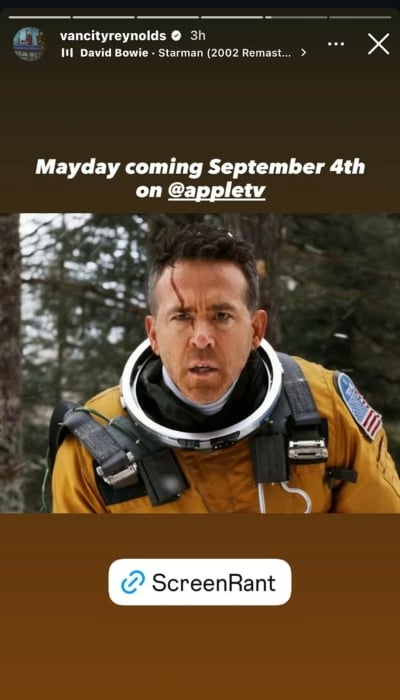 P.C. Ryan Reynolds /  Instagram Stories