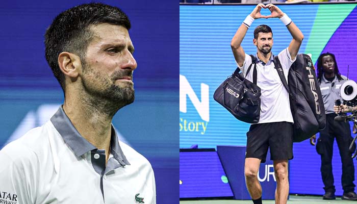 Novak Djokovic burst into tears in heartbreaking US Open first round loss
