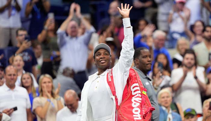 Venus Williams’ 26th US Open journey ends in first-round defeat to Sofia Kenin