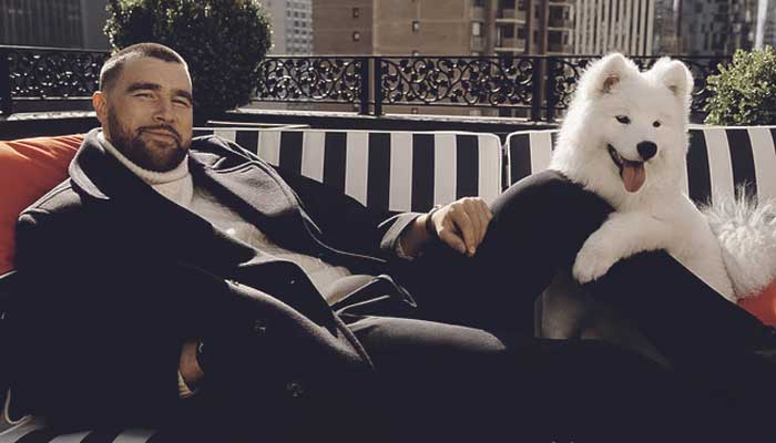 Travis Kelce finally reveals dog he shares with Taylor Swift
