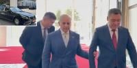 کرغز صدر خود گاڑی چلا کر وزیرِ اعظم شہباز شریف کو ایئر پورٹ لائے