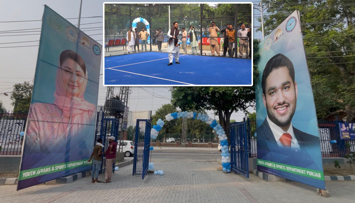 نشتر پارک اسپورٹس کمپلیکس میں 5 پیڈل کورٹس کا افتتاح، وزیراعلیٰ اور وزیر کھیل کی تصاویر توجہ کا مرکز